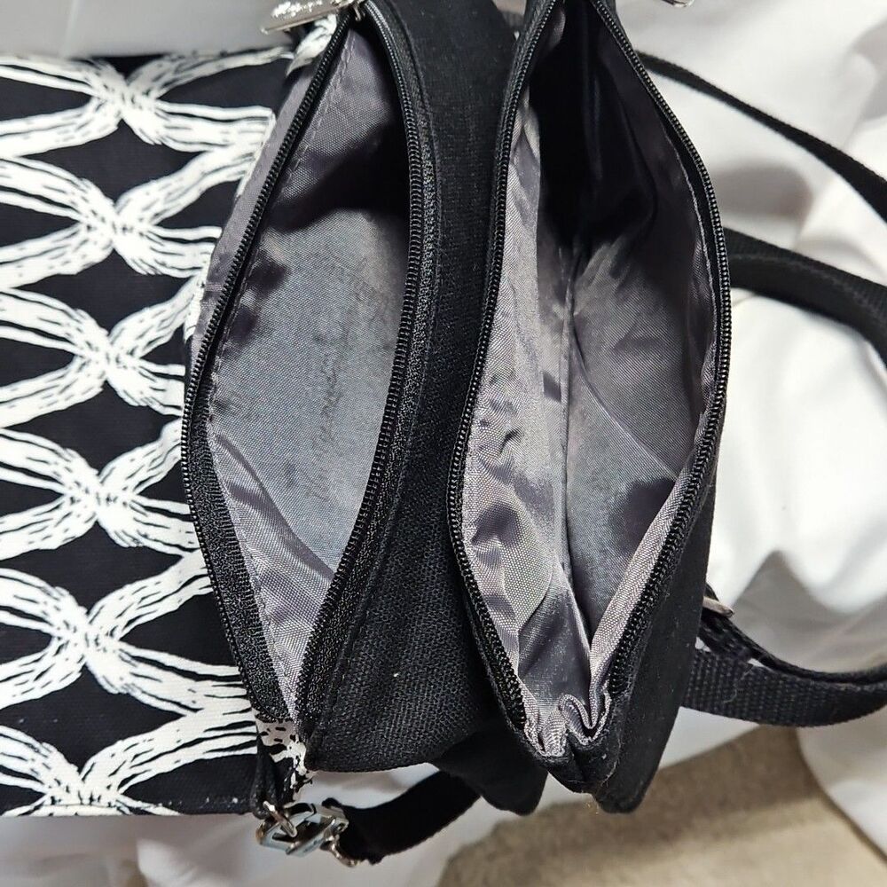 Thirty-One 31 Double Up Crossbody Purse Black Links - Picture 7 of 7